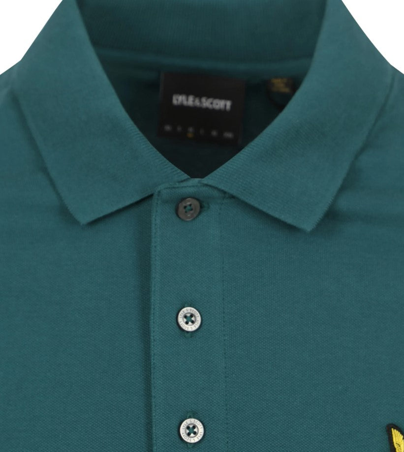 Lyle & Scott Classic Deep Green Polo Green
