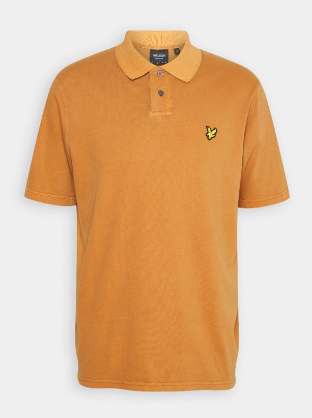 Lyle & Scott Saltburn Plain Polo Shirt Brown