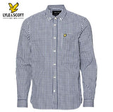 Lyle & Scott Gingham Navy Check Shirt Navy