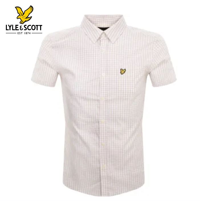 Lyle & Scott Gingham Pink Shirt Pink