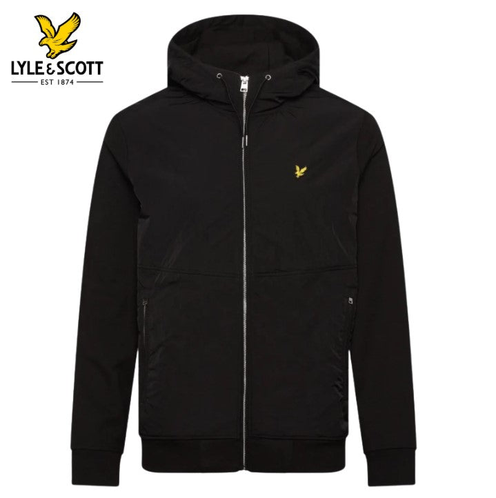 Lyle & Scott Raglan Hybrid Media Hoodie Navy