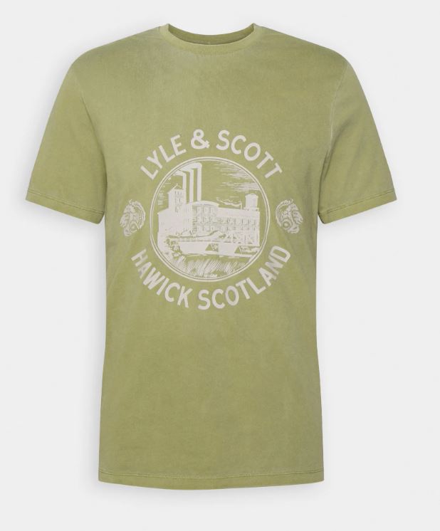 Lyle & Scott Hawick Seaweed T-Shirt Green