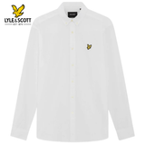 Lyle & Scott Linen Blend Oxford Shirt White