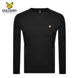 Lyle & Scott Cotton Merino Black Jumper Black