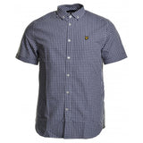 Lyle & Scott Gingham Blue Check Shirt Blue
