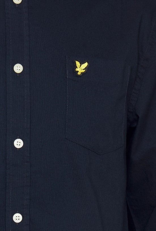 Lyle & Scott Oxford Long Sleeve Shirt Navy