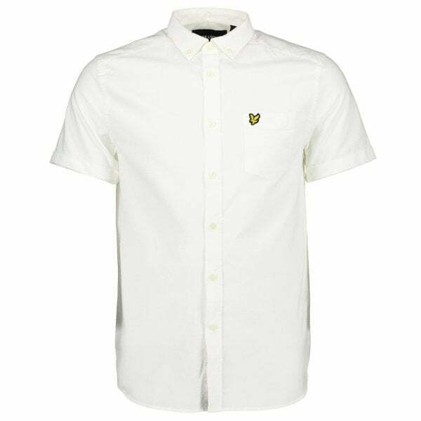 Lyle & Scott Oxford Short Sleeve Shirt White