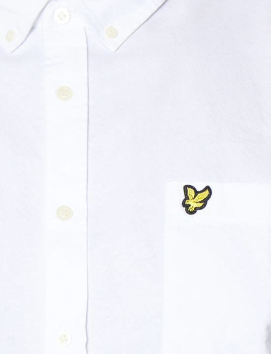 Lyle & Scott Oxford Collar White Shirt White