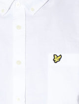 Lyle & Scott Oxford Collar White Shirt White