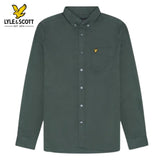 Lyle & Scott Plain Flannel Green Shirt Green