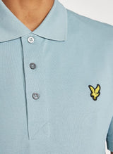 Lyle & Scott Classic Slate Blue Polo Blue