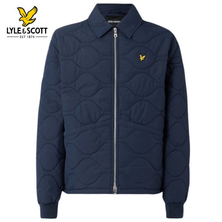 Lyle & Scott Ripstop Quilted Zip Jacket Navy