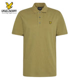 Lyle & Scott Crest Tipped Seaweed Polo Green