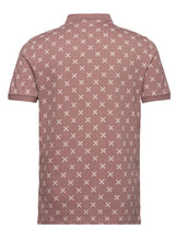 Lyle & Scott Shuttle Print Pink Polo Pink
