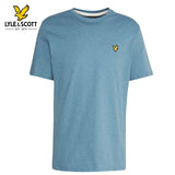 Lyle & Scott Crew Neck Skipton Blue Tee Blue