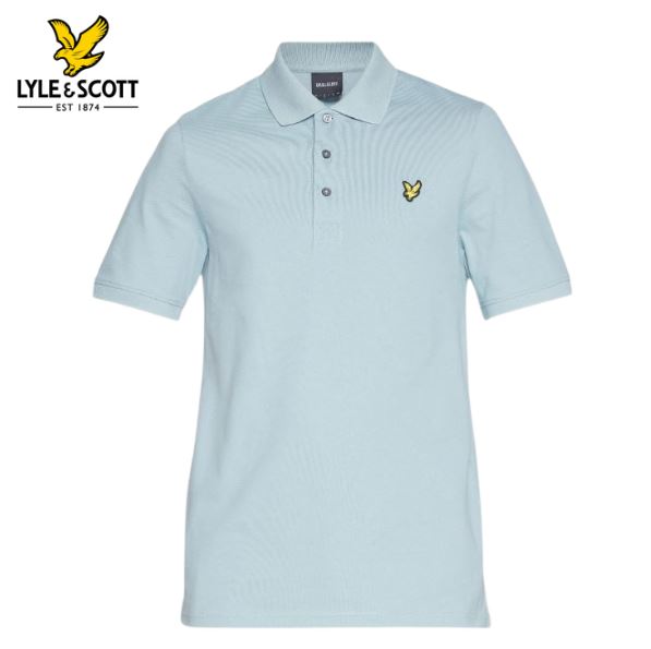 Lyle & Scott Classic Slate Blue Polo Blue