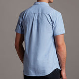 Lyle & Scott Short Sleeve Blue Shirt Blue