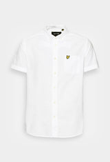 Lyle & Scott S/S Oxford White Shirt White