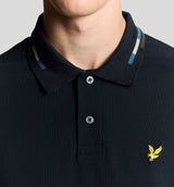 Lyle & Scott Stripe Tipped Collar Polo Navy