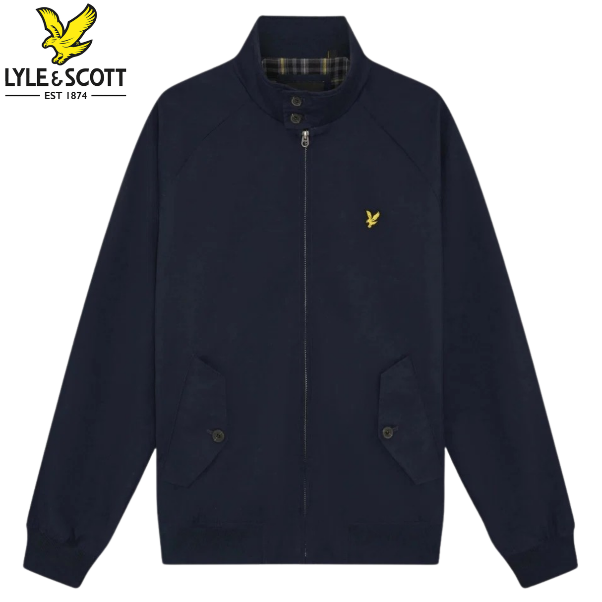 Lyle And Scott Harrington Navy Jacket Navy