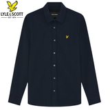 Lyle And Scott Micro Check Navy Shirt Navy