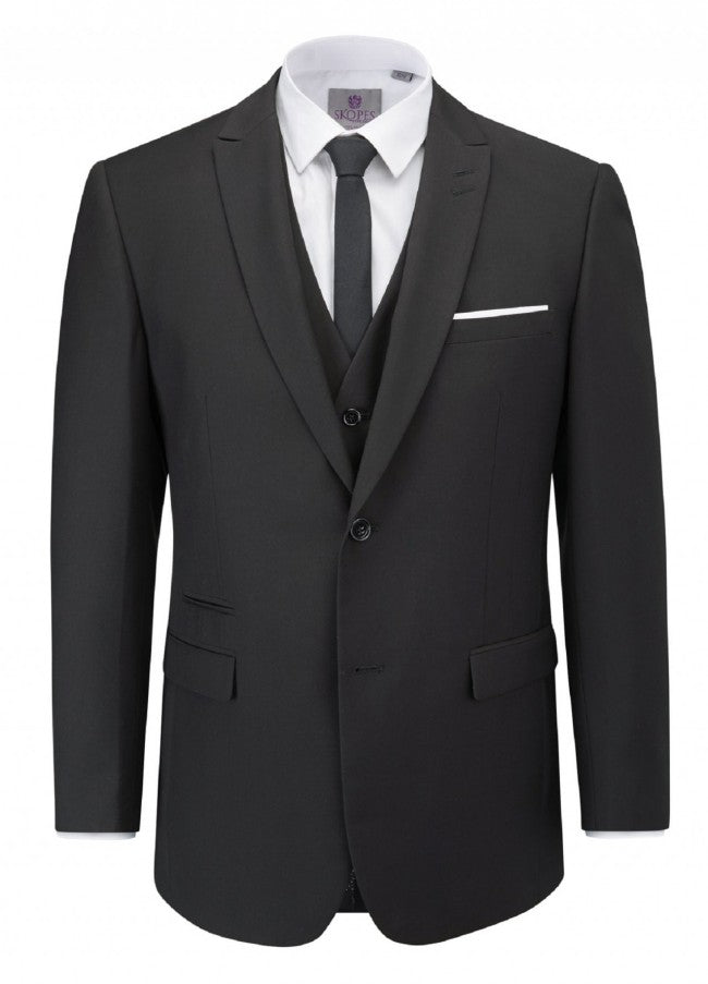 Skopes Madrid X-Tall Black Suit Jacket Black
