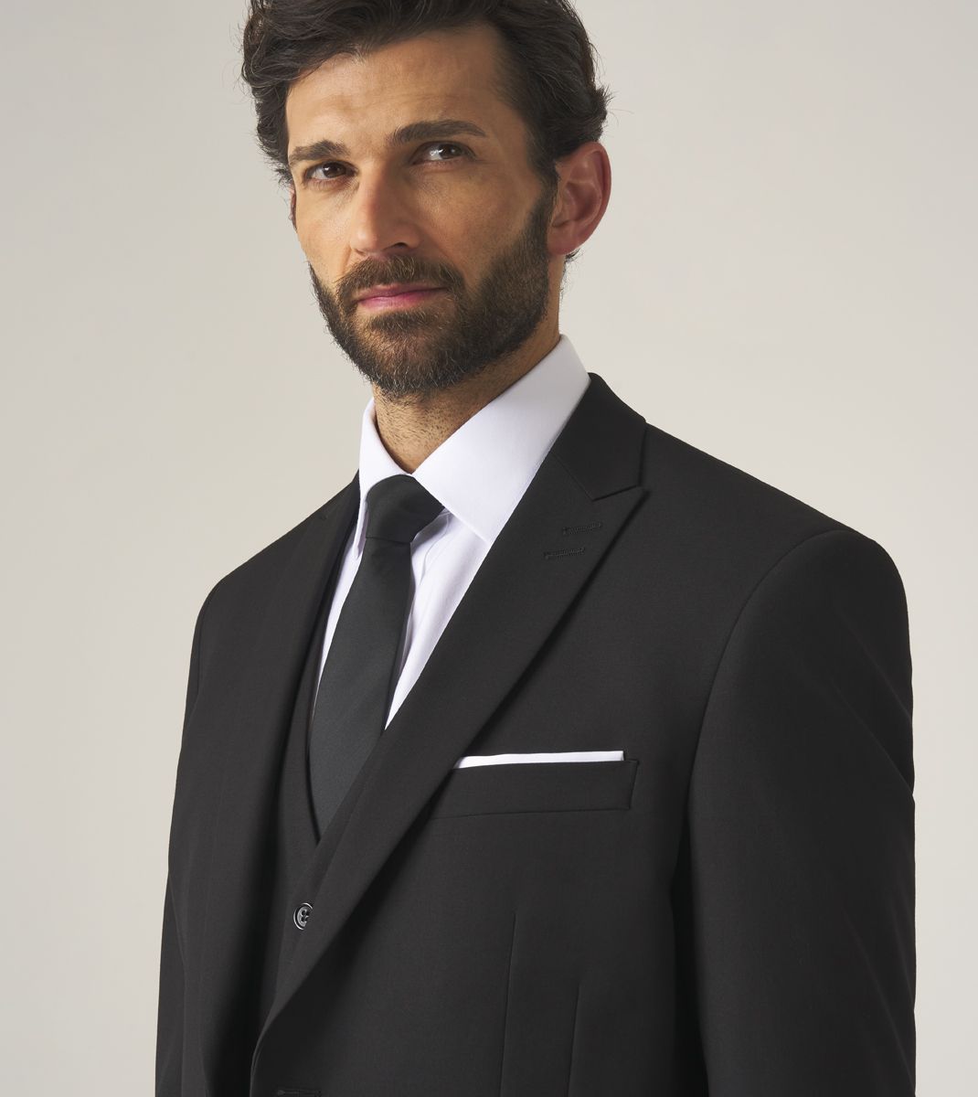 Skopes Madrid Black Suit Jacket Black