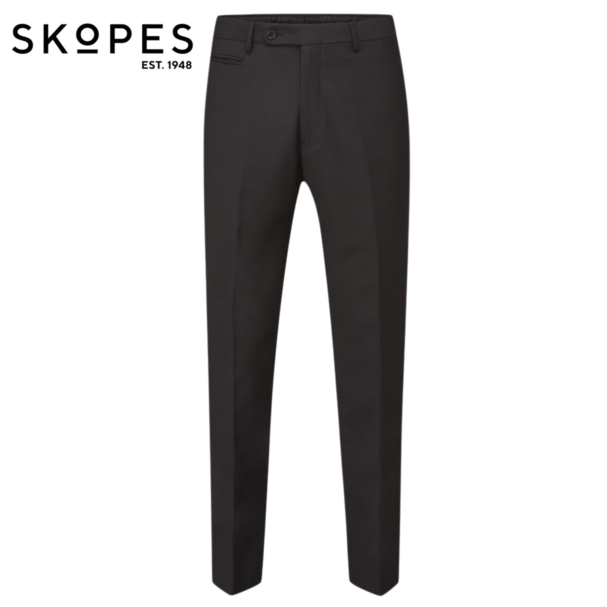 Skopes Madrid Black Suit Trousers Black