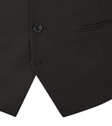 Skopes Madrid Extra Long Large Waistcoat Black