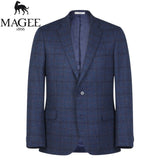 Magee Freddie Checkered Sports Jacket Navy