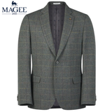Magee Alastair Liffey Tweed Check Jacket Green