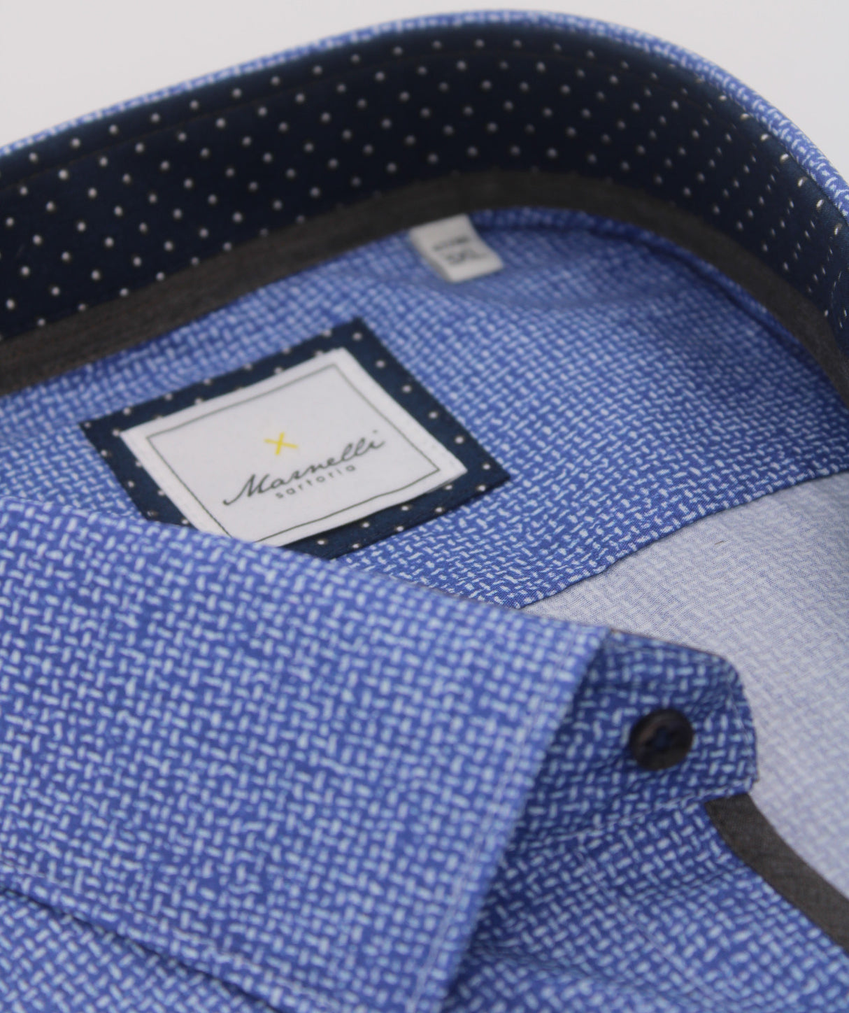 Marnelli Navy & White Cross Pattern Navy