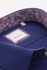 Marnelli Purple Self Stripe Shirt Purple