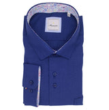 Marnelli Royal Blue Twill Shirt Blue