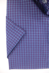 Mc Ivor Declan Navy & White Check Shirt Navy