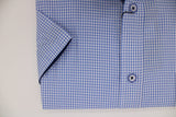 Mc Ivor Odhran Sky Blue Check Shirt Sky Blue