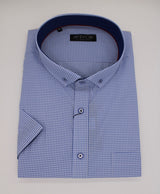 Mc Ivor Odhran Sky Blue Check Shirt Sky Blue