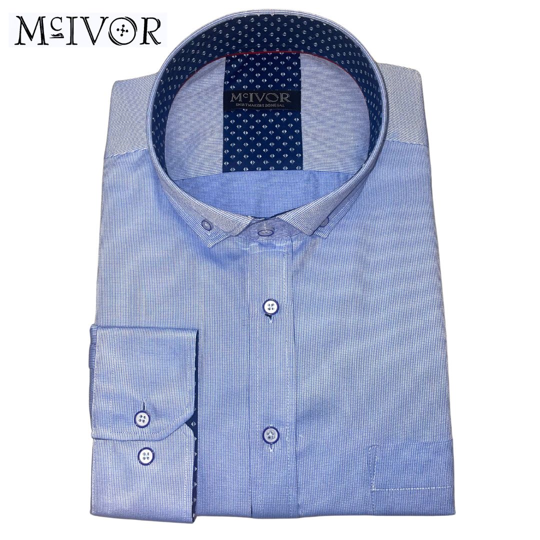 Mc Ivor Aaron Sky Blue Shirt Blue