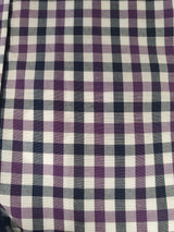 Mc Ivor Davan Purple Check Shirt Purple