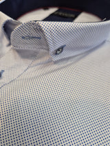 Mc Ivor Olly Blue Micro Dot Shirt Blue