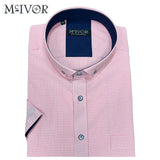 Mc Ivor Rua Pink Check Short Sleeve Pink