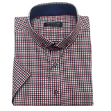Mc Ivor Tadgh Red & Black Check Shirt Red