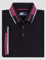 Mish Mash X-Long Oslo Black & Plum Polo Black