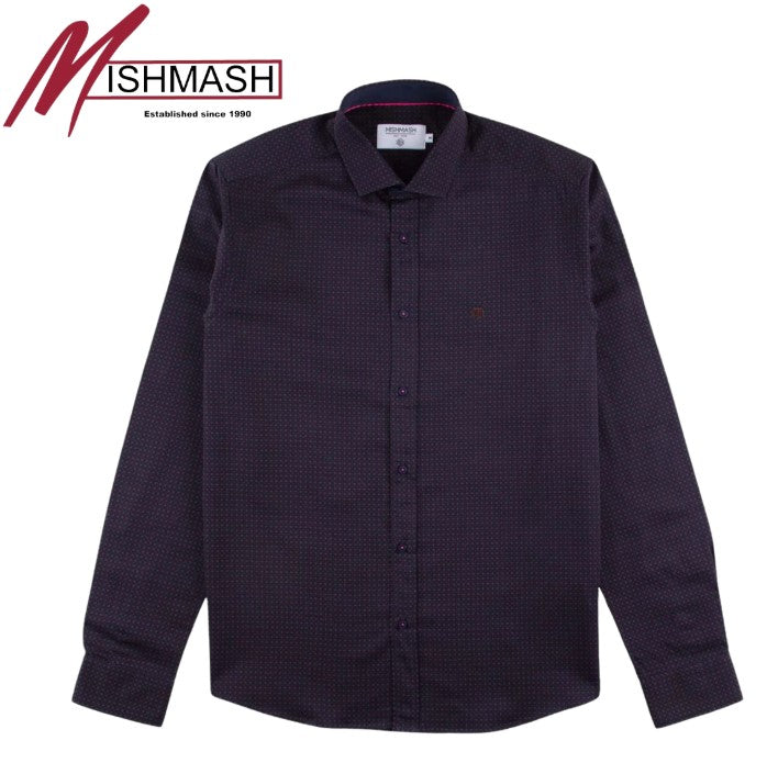 Mish Mash Cyclone Navy Detail Shirt Navy