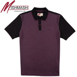 Mish Mash Diablo Wine Pattern Polo Shirt Wine