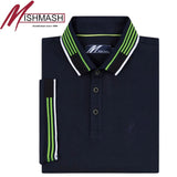 Mish Mash X-Long Oslo Navy & Green Polo Navy