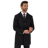 Skopes Stratford Black Wool Coat Black