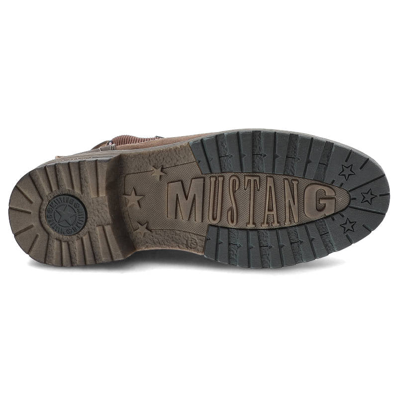 Mustang Side Zip Brown Chelsea Boot Brown