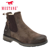 Mustang Side Zip Brown Chelsea Boot Brown