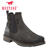 Mustang Chelsea Graphite Side Zip Boot Grey